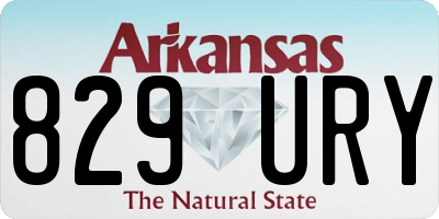 AR license plate 829URY