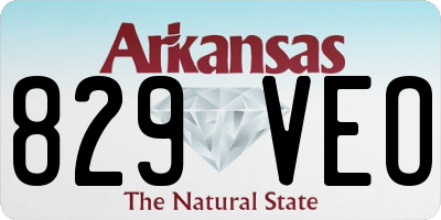 AR license plate 829VEO