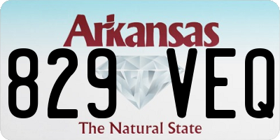 AR license plate 829VEQ