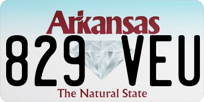 AR license plate 829VEU