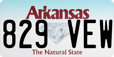 AR license plate 829VEW