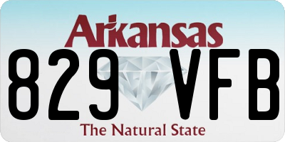 AR license plate 829VFB