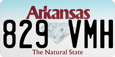 AR license plate 829VMH