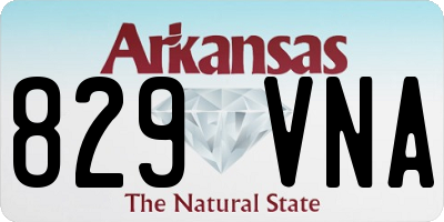 AR license plate 829VNA