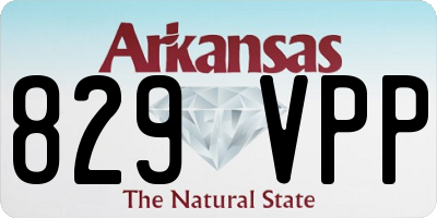 AR license plate 829VPP
