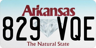 AR license plate 829VQE