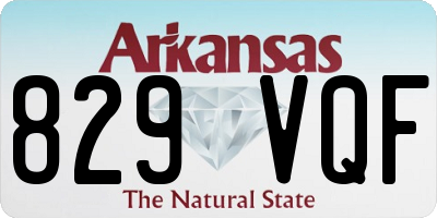 AR license plate 829VQF