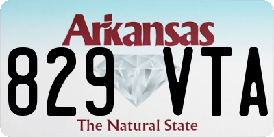 AR license plate 829VTA