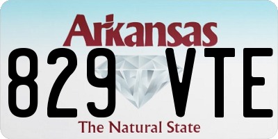 AR license plate 829VTE