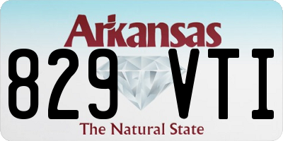 AR license plate 829VTI