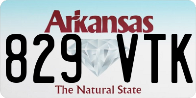 AR license plate 829VTK