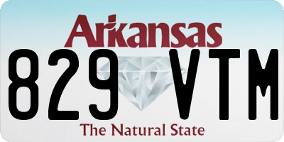 AR license plate 829VTM