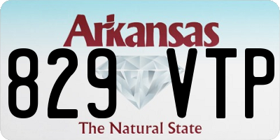 AR license plate 829VTP