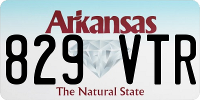 AR license plate 829VTR
