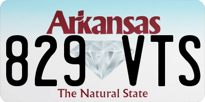 AR license plate 829VTS