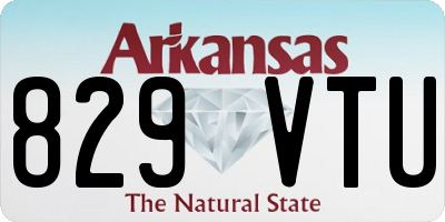 AR license plate 829VTU