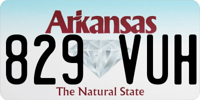 AR license plate 829VUH