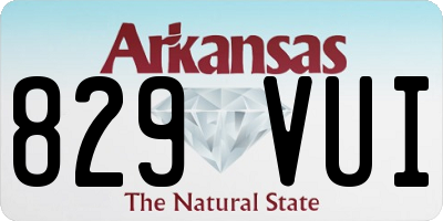 AR license plate 829VUI