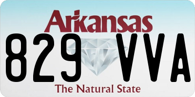 AR license plate 829VVA