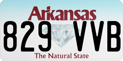 AR license plate 829VVB