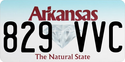 AR license plate 829VVC