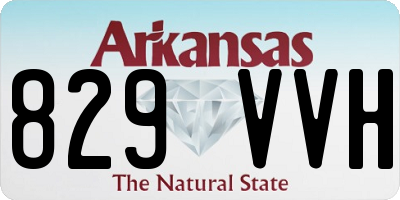 AR license plate 829VVH