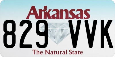 AR license plate 829VVK