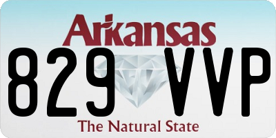 AR license plate 829VVP