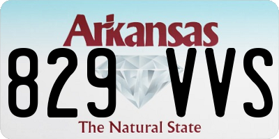 AR license plate 829VVS