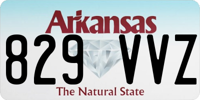 AR license plate 829VVZ