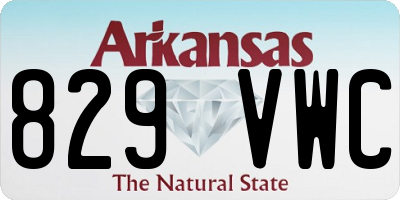 AR license plate 829VWC
