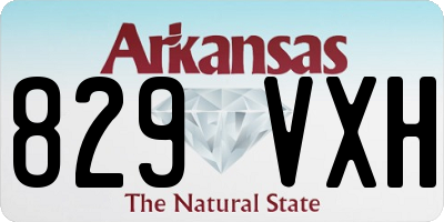 AR license plate 829VXH
