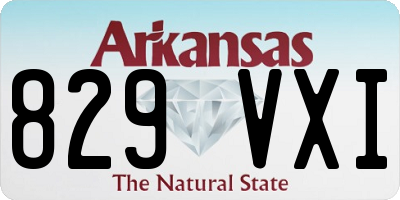 AR license plate 829VXI