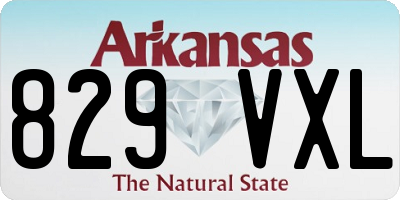 AR license plate 829VXL