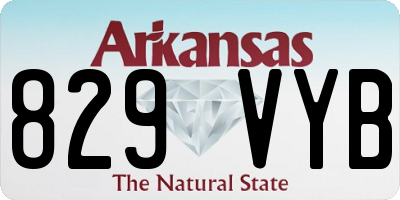 AR license plate 829VYB