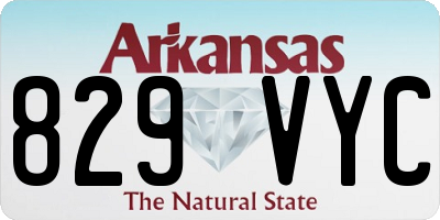 AR license plate 829VYC