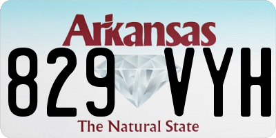 AR license plate 829VYH