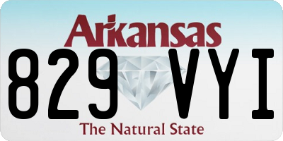 AR license plate 829VYI