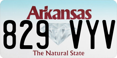 AR license plate 829VYV