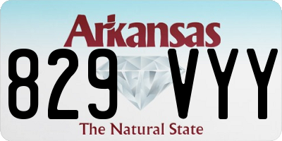 AR license plate 829VYY