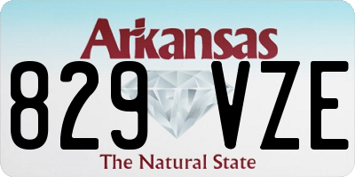 AR license plate 829VZE