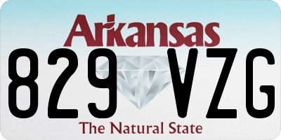 AR license plate 829VZG