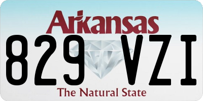 AR license plate 829VZI