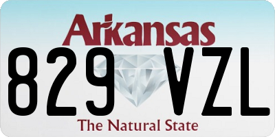 AR license plate 829VZL