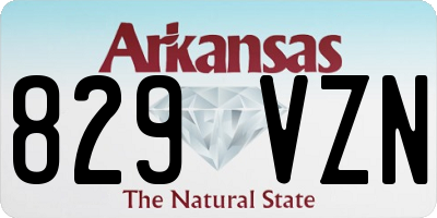 AR license plate 829VZN
