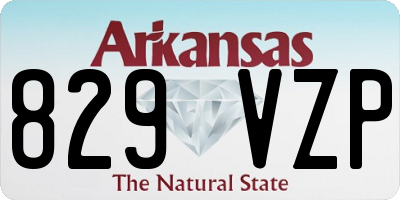 AR license plate 829VZP
