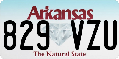 AR license plate 829VZU