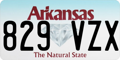 AR license plate 829VZX
