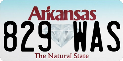 AR license plate 829WAS