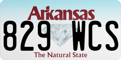 AR license plate 829WCS